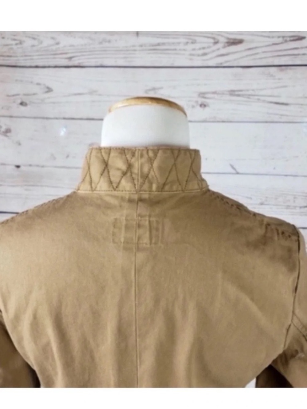 Club Monaco Tan Utility Jacket Button Front Small - Picture 4 of 5